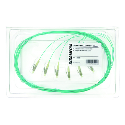 LC multimode pigtails 6-pack