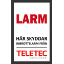 Inbrottslarmskylt